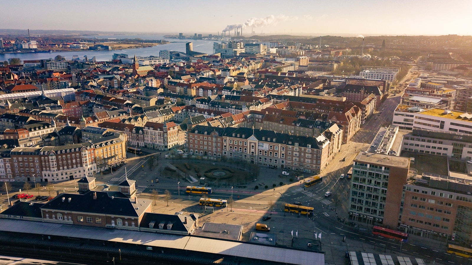 aerial view of city buildings during daytime